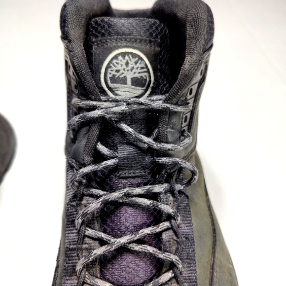 Timberland Solar Wave Black Nubuck Leather Boots Outdoor Men's Shoes Size 12 - Picture 4 of 12